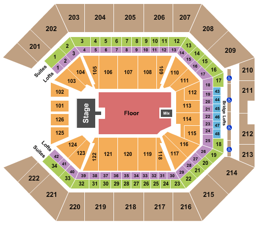 Golden 1 Center Linkin Park Seating Chart